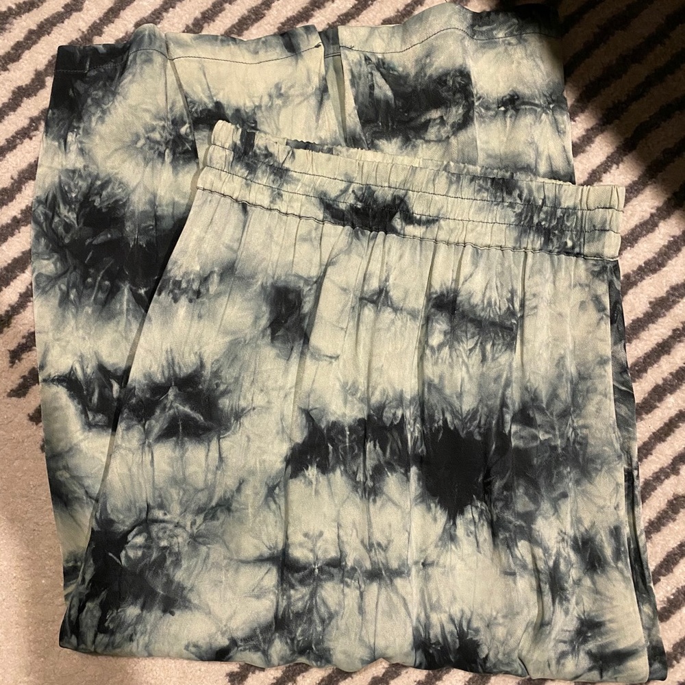 Zara tie dye midi skirt
